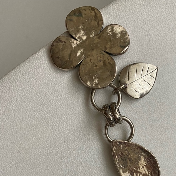 SOLD: Silpada Sterling Clover Bracelet 925 - Picture 4 of 9